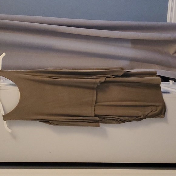 Olive green mini dress - Picture 2 of 2